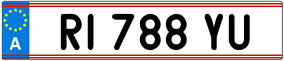 Truck License Plate
